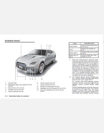 nissan gt-r 2020 owners manual